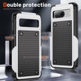 thumbnail image 5 of Armor Shockproof Case for Google Pixel 8A, [Military Grade Anti-Drop] Rugged Hybrid Hard PC+Soft Silicone Heavy-Duty Tough Durable Slim Fit Lightweight Protective Bumper Phone Case, White, 5 of 7