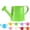 Green, variant on 1L Metal Watering Can with Long Spout, Small Watering Can for Indoor Outdoor Plants, Galvanized Steel Gardening Watering Pot