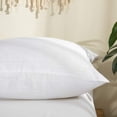 thumbnail image 6 of Simple&Opulence Body Pillow Cover 20" x 54",100% Pure Linen, Ultra Soft and Breatherable, Body Pillowcase with Envelope Closure for Adults(White), 6 of 7