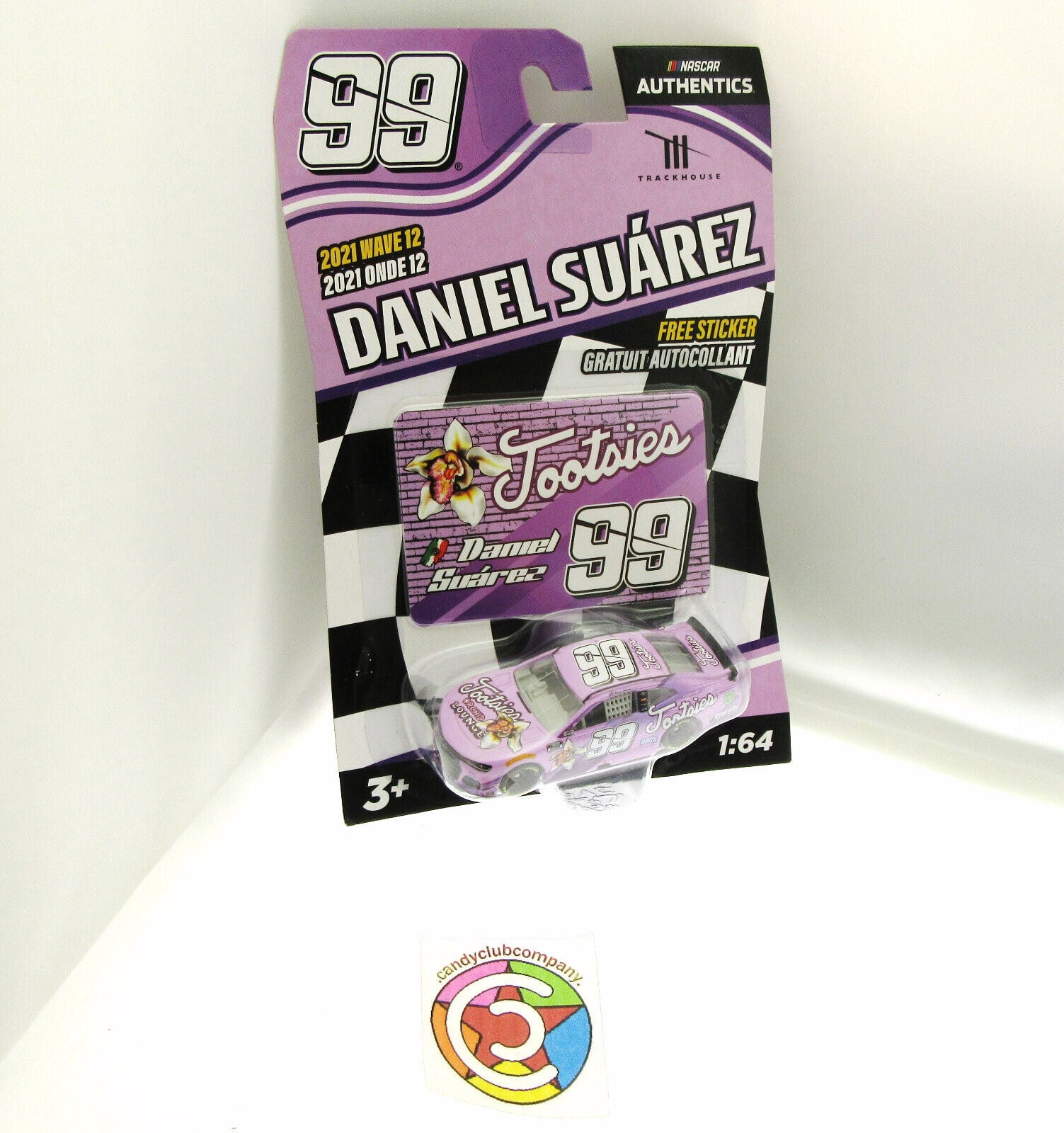 Daniel Suarez ~ Tootsies Car ~ NASCAR Authentics ~ Die Cast 1:64 Scale