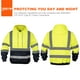 thumbnail image 2 of Sudadera con capucha reflectante de seguridad ANSI clase 3, 2 of 7