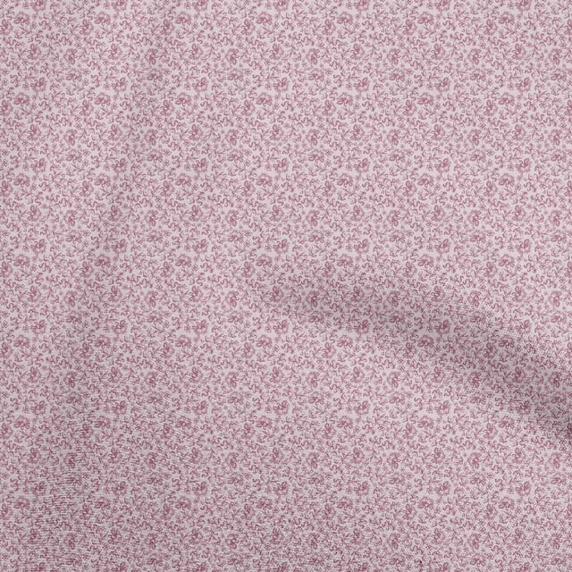 oneOone Georgette Viscose Light Pink Fabric Toile Sewing Craft Projects Fabric Prints By Yard 42 Inch Wide