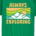 thumbnail image 3 of Instant Message - Always Exploring - Toddler & Youth Short Sleeve Graphic T-Shirt, 3 of 6