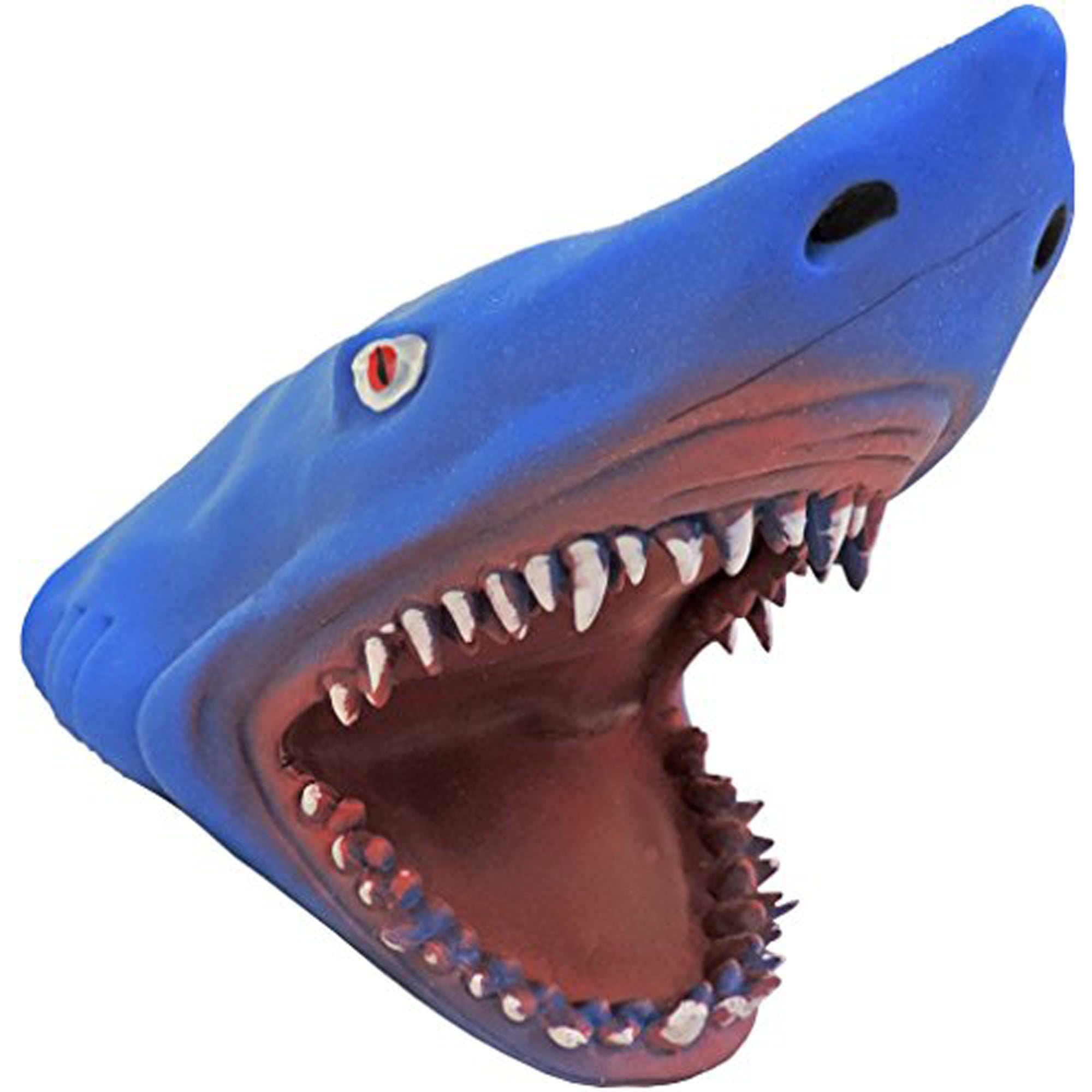 rubber shark hand puppet