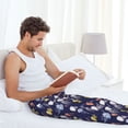 thumbnail image 5 of Naloa Colorful Jellyfish Pajama Pants Men, PJ Bottoms, Sleep & Lounge Pants-Small, 5 of 6