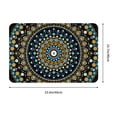 thumbnail image 3 of Fotbe Extra Durable Door Mat - Dirt Trapping Outdoor Welcome Mats - Non-Slip Outdoor Door Mats - Low Profile Front Door Mat - Indoor (16" x 24", Dot Mandala ), 3 of 9