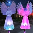 thumbnail image 3 of Inteprter 2 luces solares de ángel que cambian de color, luces LED decorativas para jardín al aire libre, luces solares Iluminación y accesorios, 3 of 3
