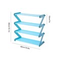 thumbnail image 4 of Soporte para zapatos de 4 capas, estante para zapatos práctico y plegable, ajustable para armario de entrada, 4 of 8