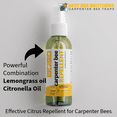 thumbnail image 2 of Best Bee Brothers Citrus Spray Natural Carpenter Bee Repellent 2oz, 2 of 5