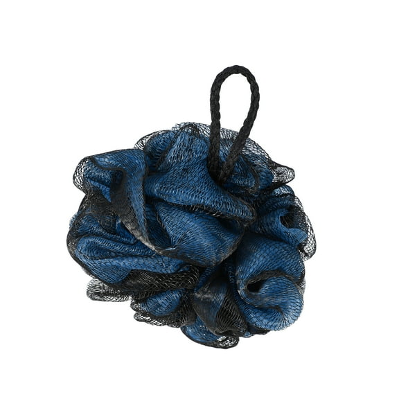 Vocoste 1 Pc Bath Shower Loofah Sponge Body Puffs for Bathroom Shower 4.13"x5.12" Blue
