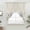 Off-white, variant on Spring Flowers Swag Curtains for Kitchen/Bedroom/Living Room, Farmhouse Botanical Floral Wildflowers Scalloped Curtains 63 Inch Long, Window Swag Topper Curtains Valances 2 Panels Set 36"x63"