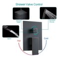 thumbnail image 5 of Kichae  Celling Mounted Waterfall Shower System Rainfall Shower Head and Hand Shower and Tub Spout Oil Rubbed Bronze Oil Rubbed Bronze Finish, 5 of 5