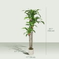 thumbnail image 3 of HOMCOM 5FT Artificial Dracaena Tree, Lifelike Fake Plant for Home Decor, 3 of 10
