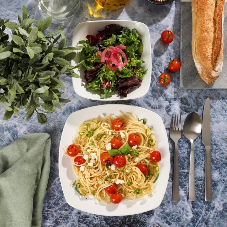 GBHOME 36-Piece Ceramic Dinnerware Set For 12 - Reactive Glaze Plates & Bowls, Dishwasher Safe