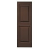 Builders Edge 14.75 W in. Raised Panel Vinyl Shutters