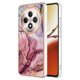 thumbnail image 1 of For Oppo Reno12 F 4G Oppo Reno12 F 5G TPU Case Marble Pattern 2.0mm Electroplating Phone Back Cover, 1 of 5
