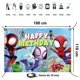 thumbnail image 2 of Telon de fondo decorativo para fiesta alusivo a Spidey y sus Amigos, 2 of 5