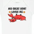 thumbnail image 4 of Inktastic My Great Aunt Loves Me- Cute Crab Family Boys or Girls Baby Bodysuit, 4 of 5