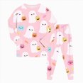 thumbnail image 5 of Zuwimk Toddler Girl Boys Kids Pajamas Halloween Funny Graphic Pjs Long Sleeve Snug fit 2pcs Jammies,Y022-Dark Purple, 5 of 9