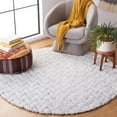 thumbnail image 2 of SAFAVIEH Casablanca Balfour Zig-Zag Area Rug, Ivory/Navy, 6' x 6' Round, 2 of 8