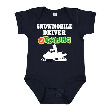 

Inktastic Snowmobile Driver in Training Gift Baby Boy Bodysuit