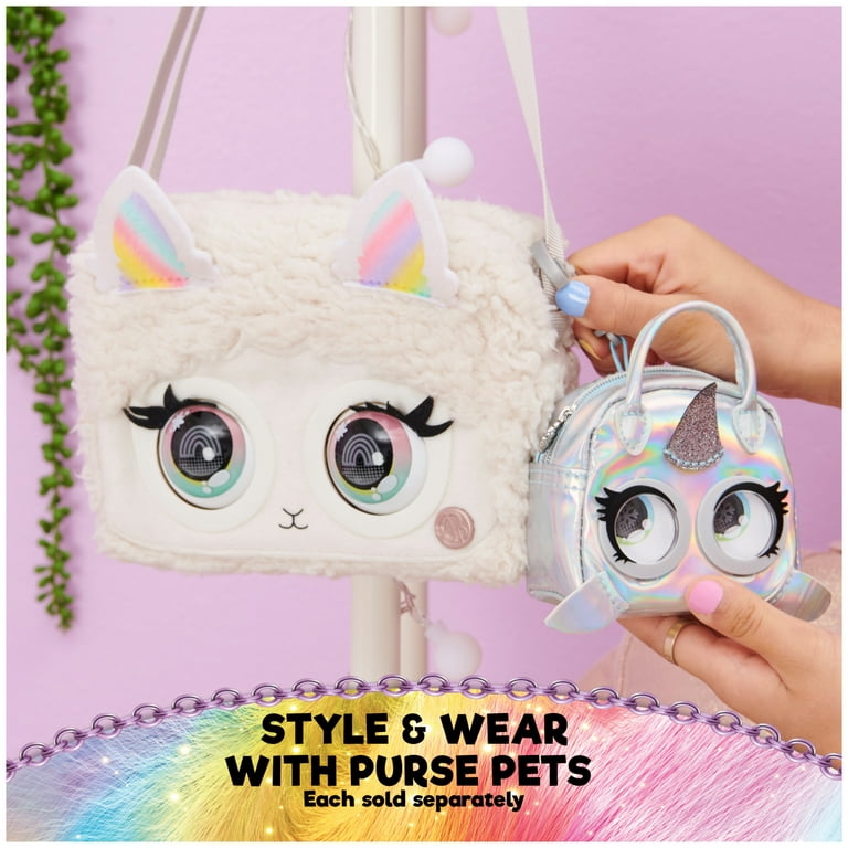 Purse Pets Micros, Roarin' Rainbow Tiger with Eye Roll Feature 