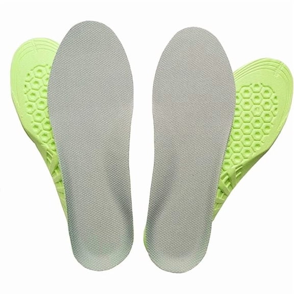 USBSO 2 Pairs Honeycomb Elastic Shock Absorbing Shoe Insoles Breathable Sneaker Inserts Sports Shoe Insole Replacement Insoles for Men Women Kids (kids3-4.5 / women4-6.5)