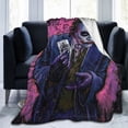 thumbnail image 4 of Joker Blanket, Super Soft Throw Blanket For Couch Sofa Bed, Cozy Lightweight Warm Flannel Blanket, 40"X30", 4 of 9