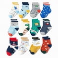 thumbnail image 2 of Ccpelsie Kids Animal Socks - Cute Cartoon Crew Socks Soft Funny Childs Sock Breathable for Boys Girls(A-B,1-3 Years), 2 of 4