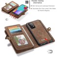 thumbnail image 2 of Kowauri pour Galaxy A52 Étui Portefeuille, Sac à Main à Fermeture Éclair en Cuir Antichoc Pare-Chocs TPU Détachable Magnétique avec Carte, 2 of 5