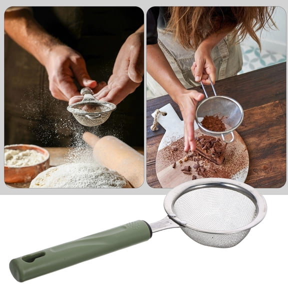 GOOHOCHY Stainless Steel Colander Liquid Strainer Extra Fine Mesh with Filter