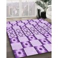 thumbnail image 2 of Ahgly Company Indoor Square Patterned Blossom Pink Area Rugs, 4' Square, 2 of 6