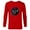 New Red, variant on Marvel Studios Deadpool & Wolverine Slashed Icon with Claws- Long Sleeve T-Shirt for Men - Customized-White