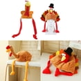thumbnail image 2 of CIYISON Party Hat Plush Turkey Thanksgiving Turkey Hat for Adults Christmas Santa Fancy, 2 of 13