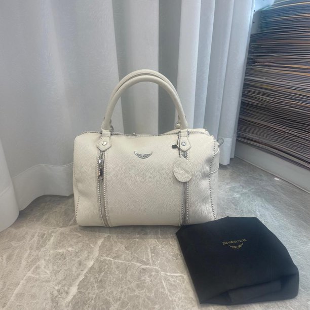 Z@V 2023 Nuevo patrón de lichi negro Bolso bandolera de cuero genuino para mujer Bolso tipo cubo
