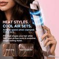 thumbnail image 6 of Tideway 360° Airflow Styler Flat Iron Hair Straightener and Curler 2 in 1, Ionic Smoothing with 4 Temp, Pink, 6 of 9