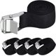 thumbnail image 1 of correas de amarre con trinquete y hebilla de leva, tensores resistentes, correas de amarre ajustables, correas de portaequipajes de liberación rápida para bicicletas, motocicletas y furgonetas., 1 of 5