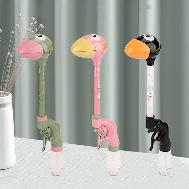 Juguetes de Agua Al Aire Libre de Cuello Largo Pistola de Agua de Dinosaurio 3 Piezas, Juguete de Pulverización Lindo para Niños Verano Jugar Piscina Playa Divertido Juego Interactivo,Juguetes de Agua