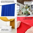thumbnail image 4 of Efavormart White 4-Way Stretch Spandex Drapery Panel with Rod Pockets, Photography Backdrop Curtain - 5ftx14ft, 4 of 9
