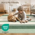 thumbnail image 4 of ODIKA Ombre Boho Design With Faded Zigzag Bands And Striped Accents for Playroom, Bedroom, Reading Nook, Pet Friendly & Kids Safe Play, 4 of 7
