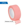 thumbnail image 3 of Uxcell 3Pcs 1 pulgada de ancho 14 yardas Cinta de enmascarar rosa para pintores para hogar y oficina, 3 of 7