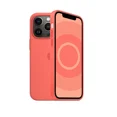 thumbnail image 1 of Apple Animation Magsafe Liquid Silicone Magnetic Case For iPhone 13 Pro Max pro Case Wireless Charging Drop Protect Cover Pink Pomelo for iphone13(6.1"), 1 of 6
