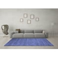 thumbnail image 3 of Ahgly Company Indoor Rectangle Abstract Blue Contemporary Area Rugs, 7' x 10', 3 of 4