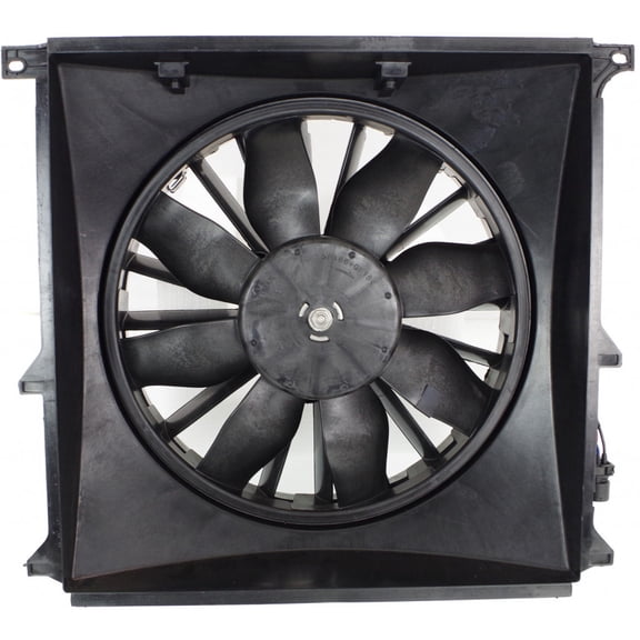 For BMW 318i / 323i E36 Hatchback A/C Radiator Fan Assembly 1996 97 98 1999 | 4 Cylinder For BM3113101 | 64508372039, 64548369799, 64548363