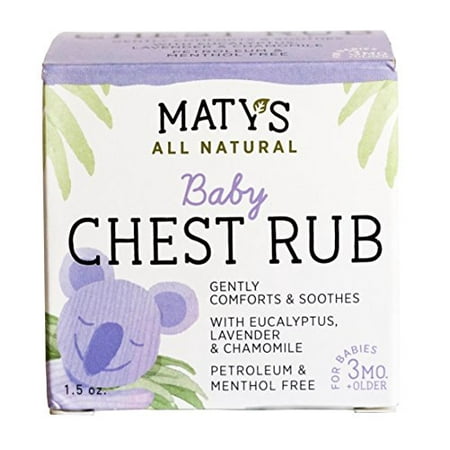Matys All Natural Baby Chest Rub 1.50oz Each
