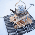 thumbnail image 2 of Outdoor Campfire Grill Stand Camping Tripod with Foldable Legs Camp Rack Cooking Tripod for Camping Cooking Accessories, 2 of 9