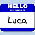thumbnail image 2 of CafePress - Hello My Name Is Luca Infant Bodysuit - Baby Light Bodysuit, Size Newborn - 24 Months, 2 of 4