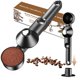thumbnail image 1 of Cuchara medidora para café Mudygelay de 2 cucharadas, diseño con embudo, negra, 1 of 6