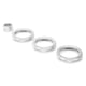 thumbnail image 2 of Climate control knob cover car interior decoration 4Pcs A/C Knob Ring Trim Volume Adjuster Decor Fit for Range Rover Evoque 2012-2018Silver ANGGREK Otros, 2 of 8