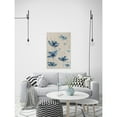 thumbnail image 4 of Marmont Hill Floating Flowers Painting Print on Wrapped Canvas, 4 of 5
